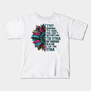 Colorful Sunflower Kids T-Shirt